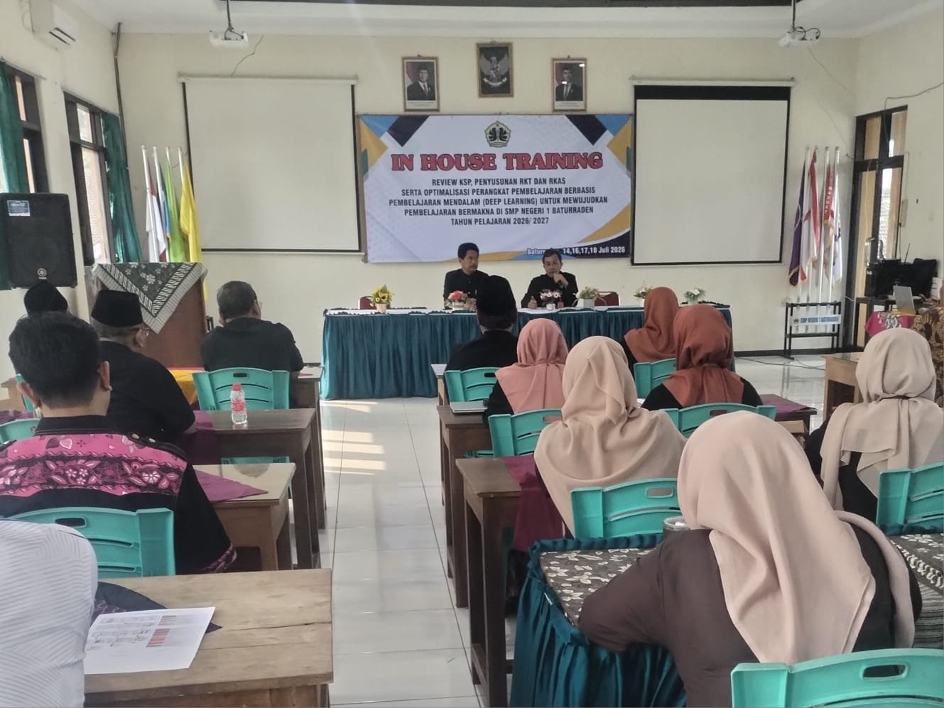 SMPN 1 Baturraden Gelar In House Training, Perkuat Kompetensi Guru