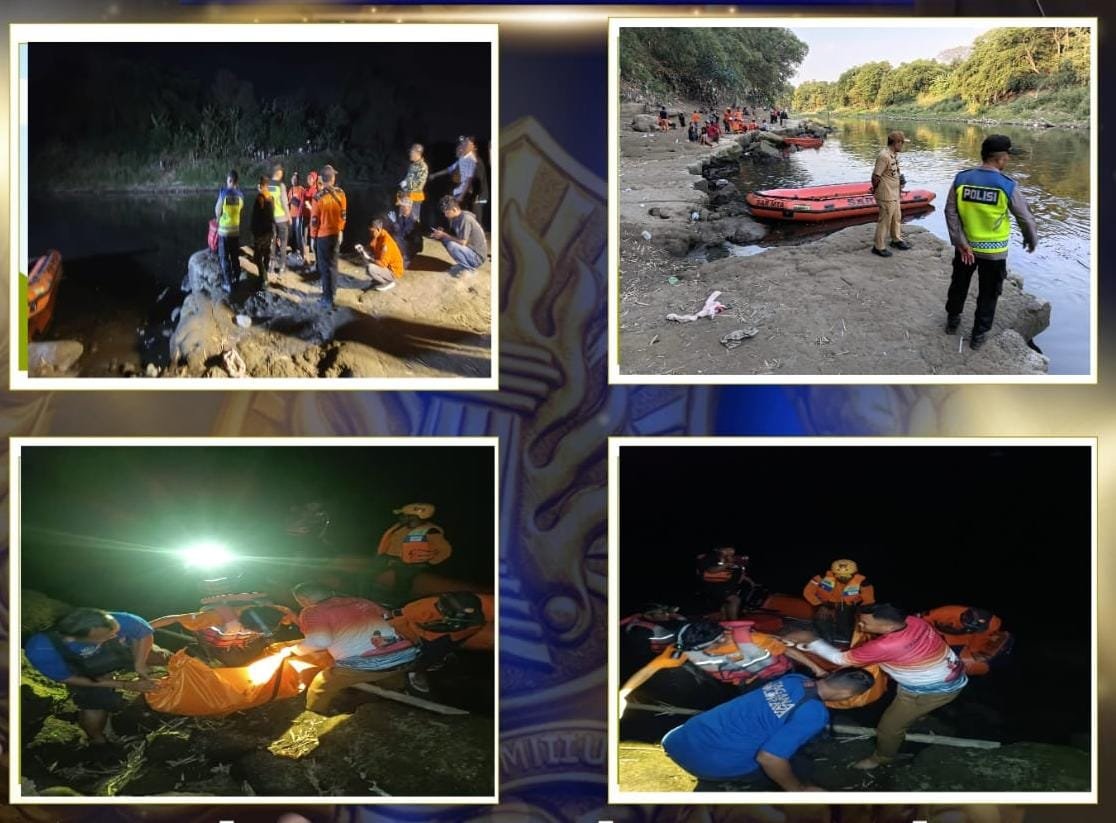 Tim Gabungan Temukan Korban Tenggelam di Sungai Bengawan Solo, Setelah 29 Jam