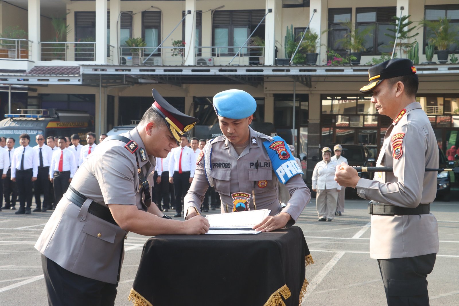 AKBP Endro Aribowo Resmi Dilantik sebagai Wakapolresta Cilacap, Kapolresta Tekankan Profesionalisme dan Pelayanan Presisi