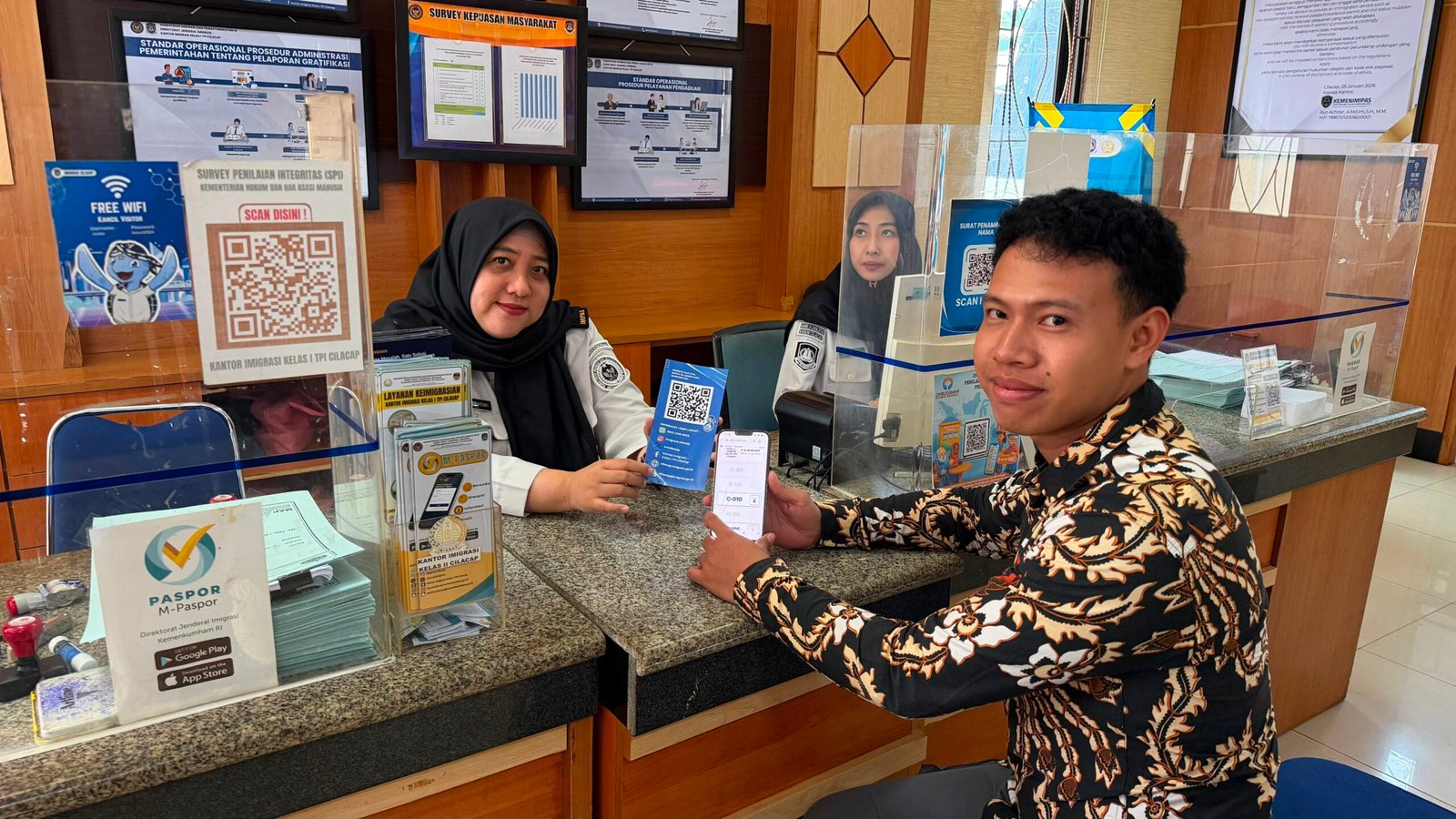 Imigrasi Cilacap Hadirkan Sistem Antrean Digital, Lebih Praktis dan Transparan