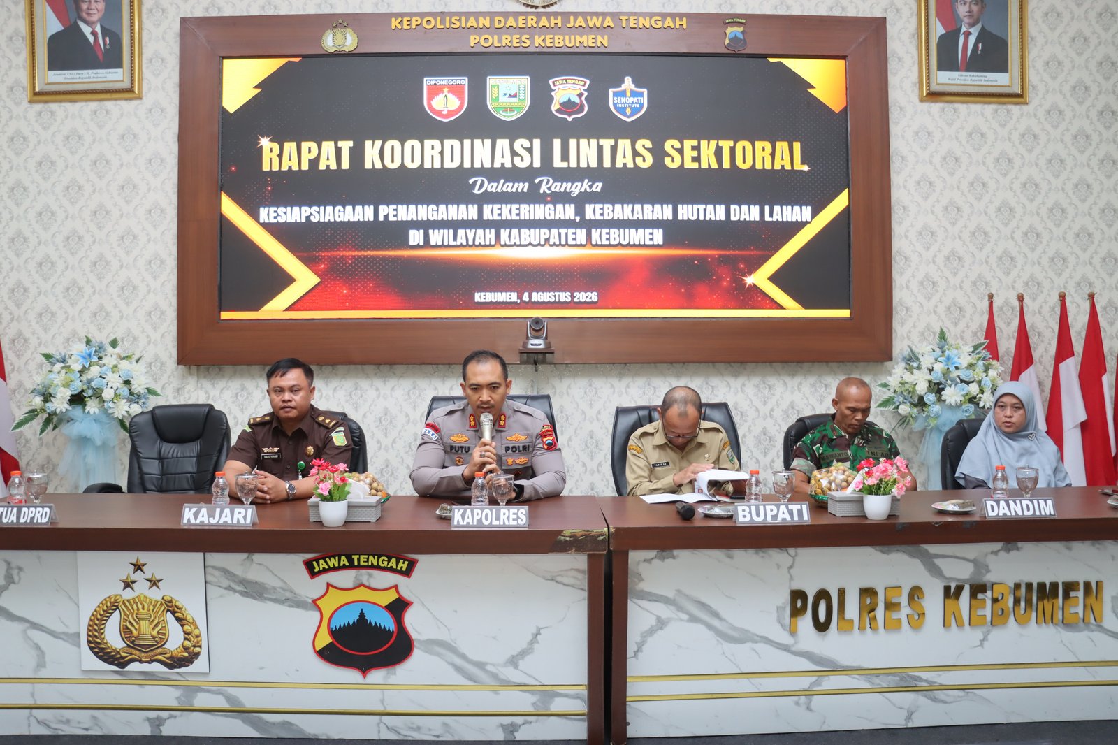 Polres Kebumen Perkuat Sinergi Hadapi Ancaman Kekeringan dan Karhutla di Musim Kemarau