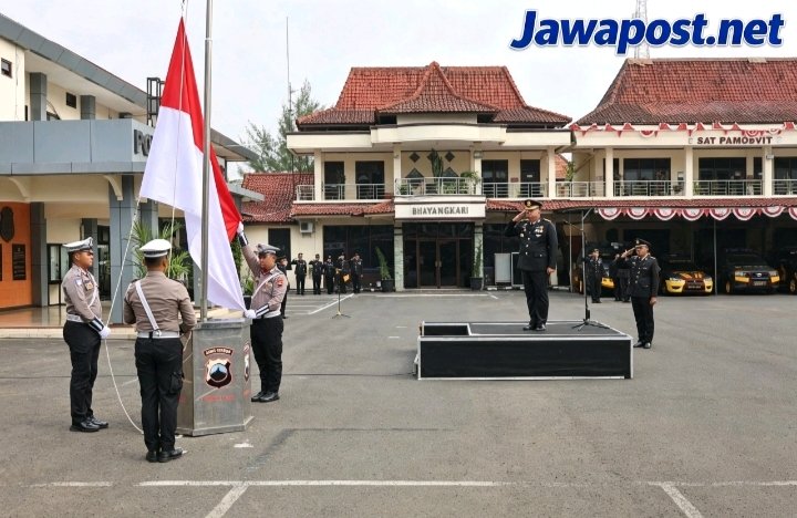 Polresta Cilacap Teguhkan Semangat Pengabdian di HUT ke-81 RI