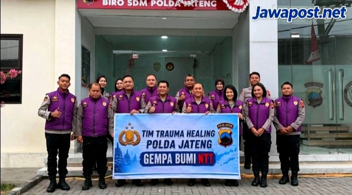 Polda Jateng Kirim Tim Trauma Healing ke NTT
