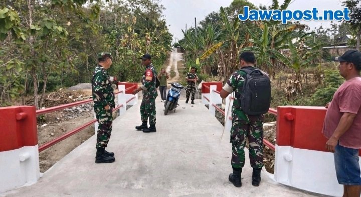 Jembatan Gantung Garuda Keyongan Hampir Rampung
