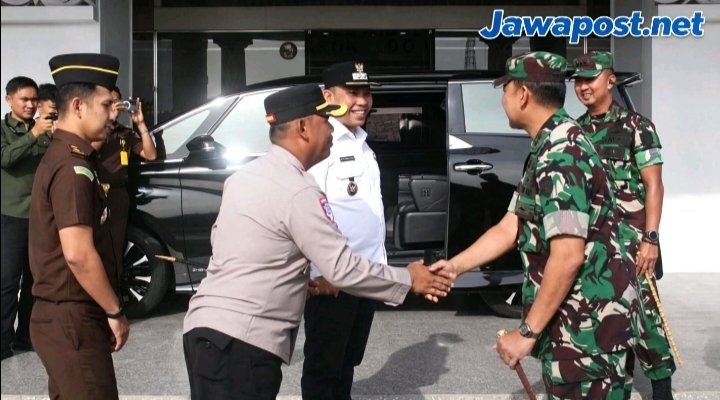 Kapolres Simalungun Sambut Pangdam I/BB, Sinergi TNI-Polri Diperkuat