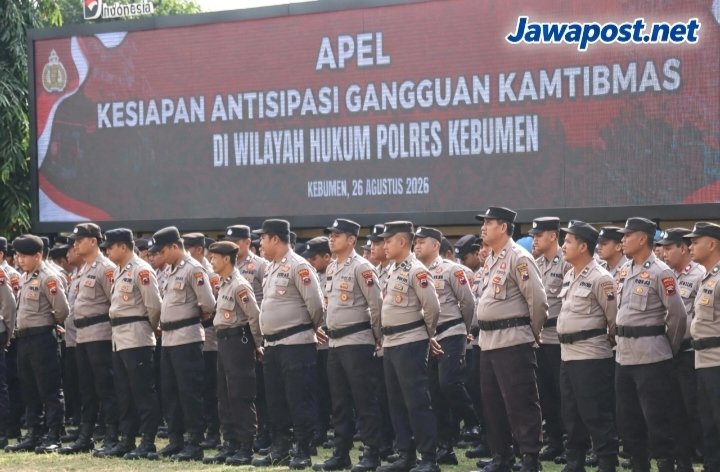 Polres Kebumen Cek Kesiapan Personel dan Kendaraan untuk Amankan Kamtibmas