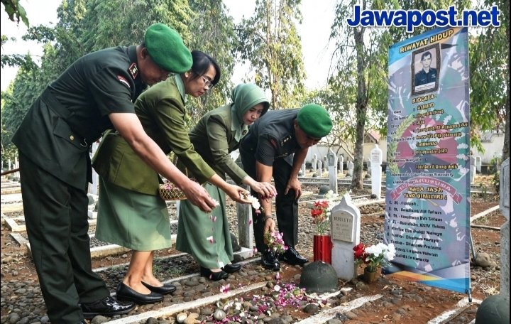 Ziarah HUT ke-65, Korem 071/Wijayakusuma Kenang Jasa Pahlawan
