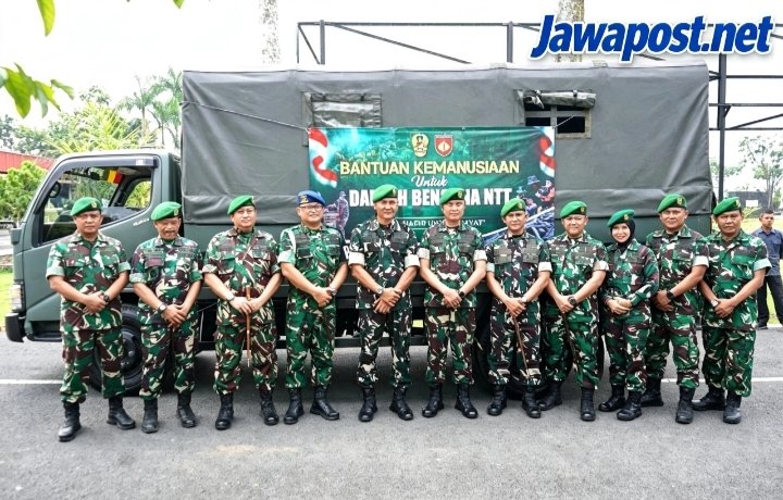 Korem 071/Wijayakusuma Kirim Bantuan untuk Korban Bencana NTT