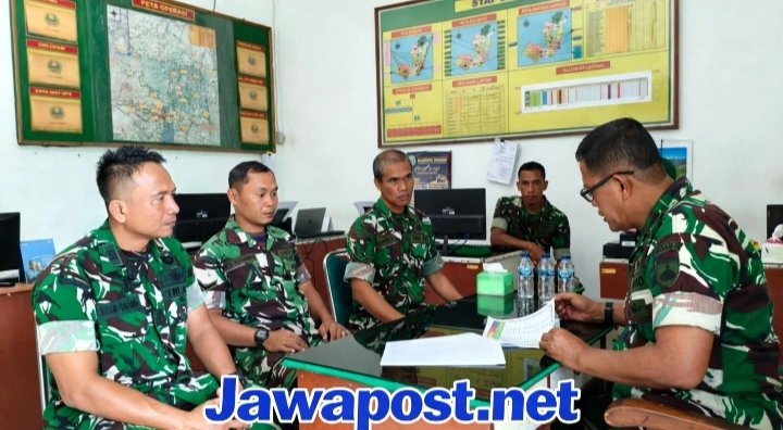 Dalprogar Kodam IV/Diponegoro Periksa Program dan Anggaran Kodim Boyolali