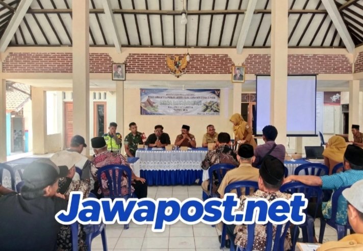 Jelang Akhir Masa Jabatan, Kades Mergawati Sampaikan Laporan