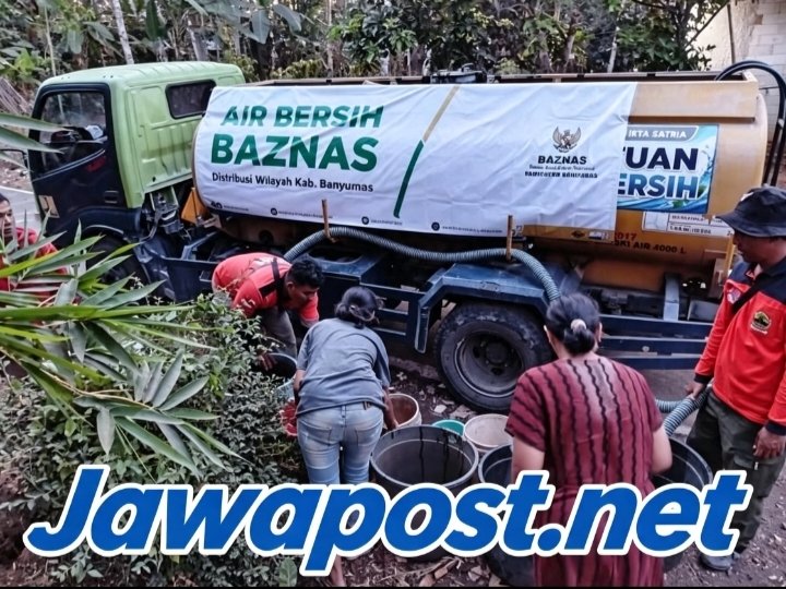 Saat Sumur Mengering, 26 Ribu Liter Air Bersih Dikirim Untuk Warga Banyumas