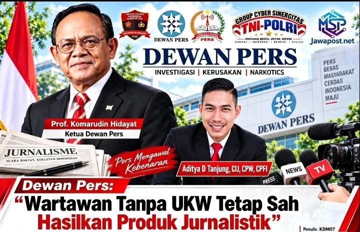 Dewan Pers Tegaskan: UKW Bukan Satu-Satunya Penentu Produk Jurnalistik