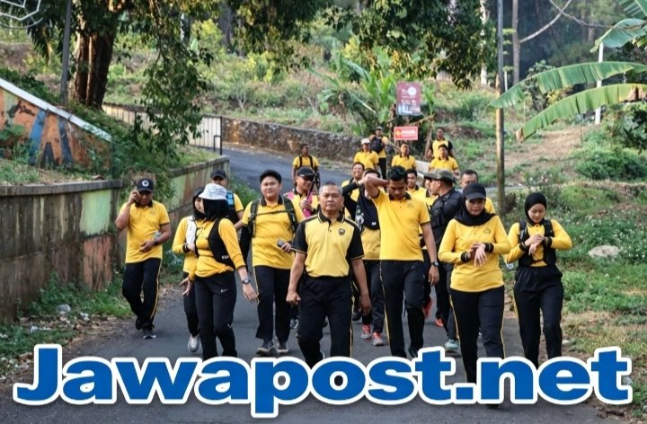 Polres Kendal Gelar Hash Run 7 Km, Tanam Pohon dan Salurkan Baksos di Limbangan