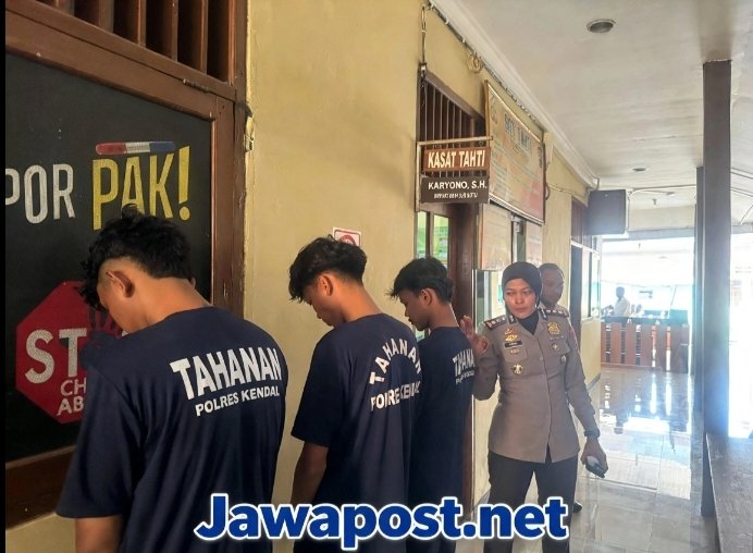 Polres Kendal Ringkus Remaja Bersenjata Tajam, Aksi Kreak Diburu