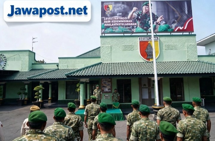 64 Personel Kodim 0808/Blitar Naik Pangkat
