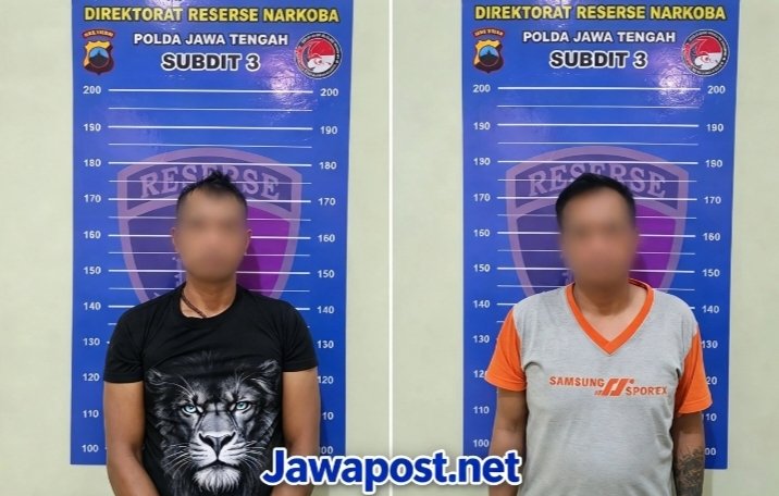Dua Pria Diamankan Bawa 10,63 Gram Sabu dari Pontianak ke Semarang