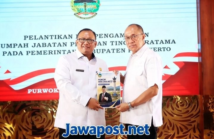 Agus Nur Hadie Tinggalkan Kursi Sekda Banyumas, Dedi Nurhasan Jadi Plh